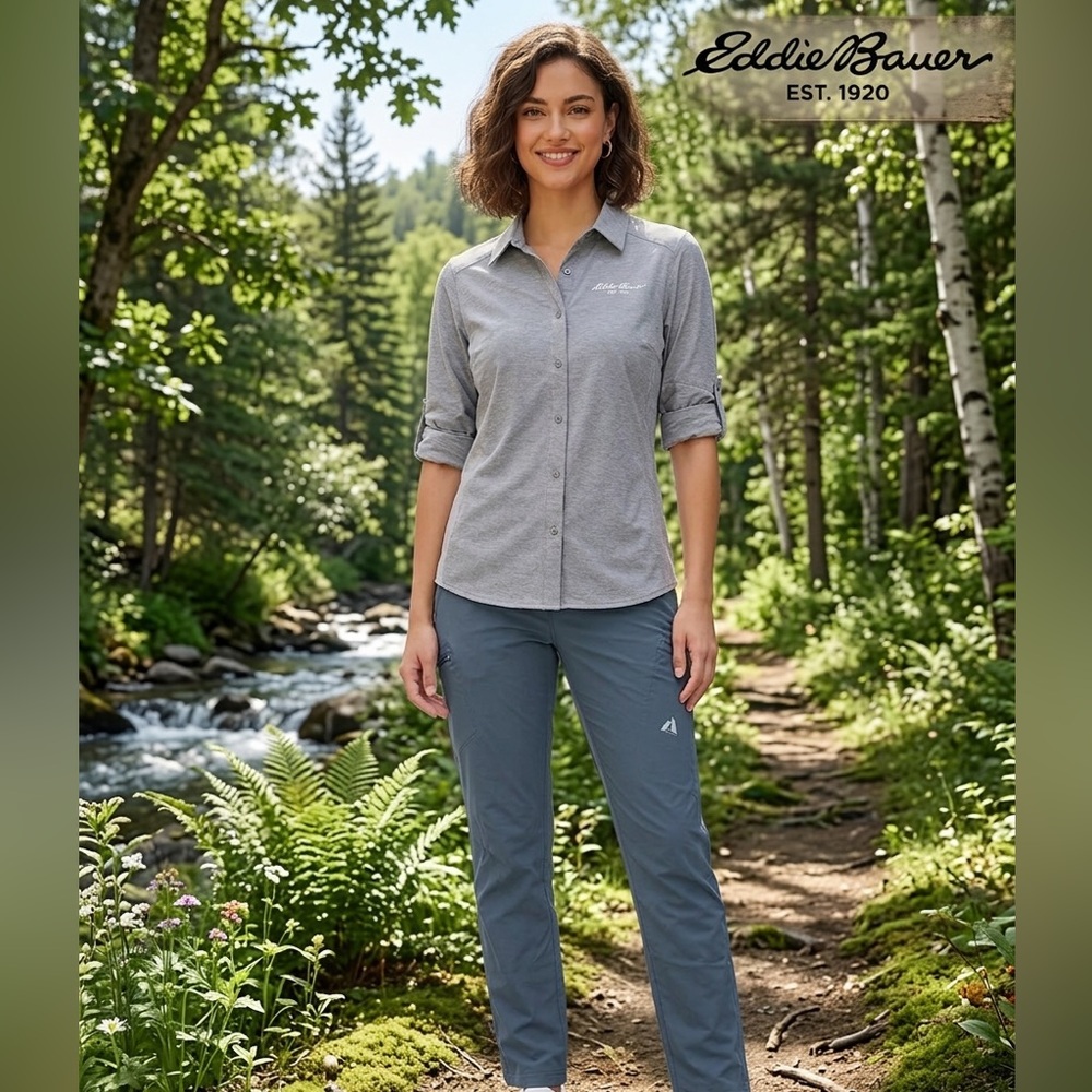 Eddie Bauer Charcoal Hiking Pants